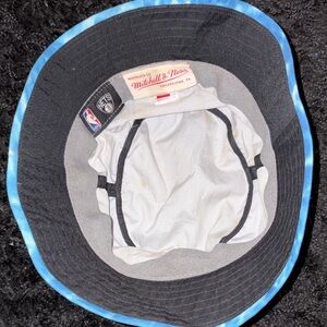 Mitchell & Ness Black and Blue Bucket Hat